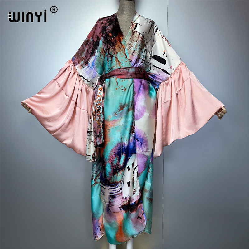 ชุดกิโมโนฤดูร้อน WINYI สำหรับง - Kaftan Women Boho บทวิจารณ์และราคา