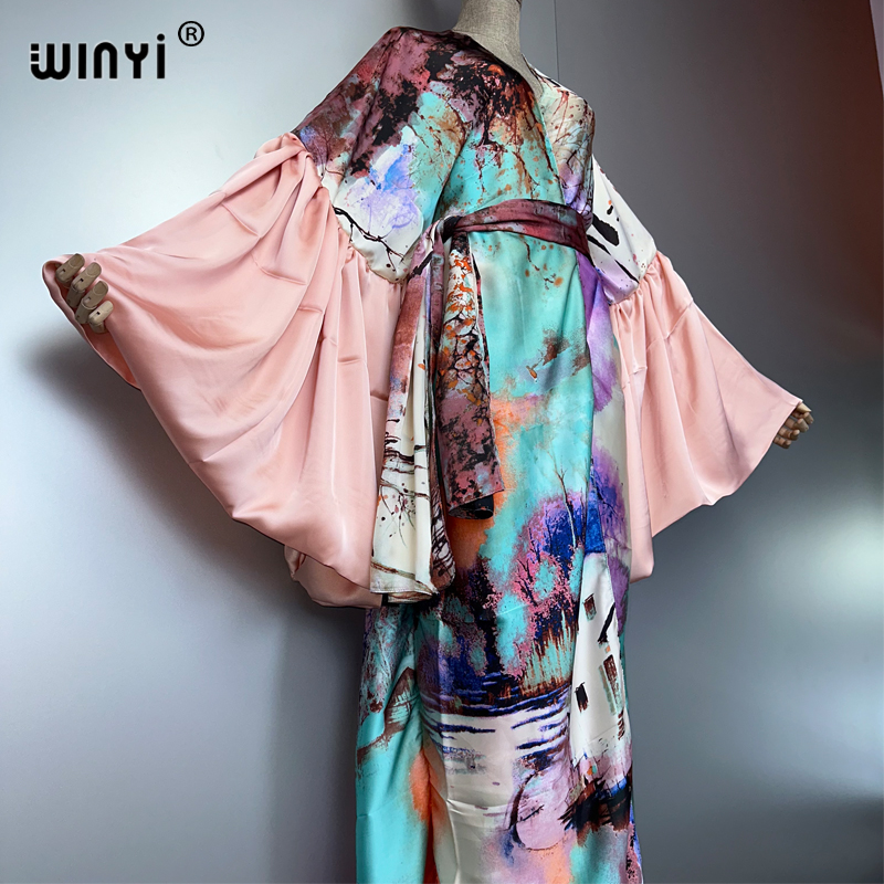ชุดกิโมโนฤดูร้อน WINYI สำหรับง - Kaftan Women Boho บทวิจารณ์และราคา