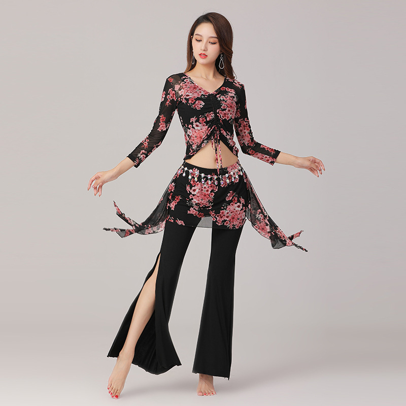 ชุดฝึกซ้อมระบำหน้าท้อง กางเกงข - Ethnic Fashion India บทวิจารณ์และราคา