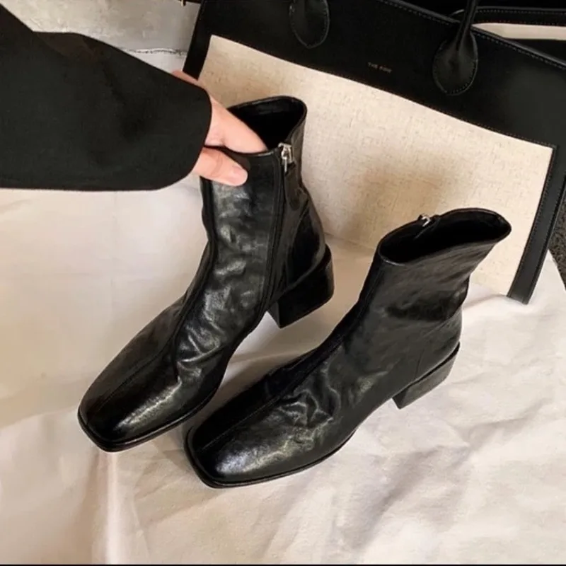 รองเท้าบูทข้อเท้าส้นสูงดีไซน์ใ - Ethnic Fashion For Women บทวิจารณ์และราคา