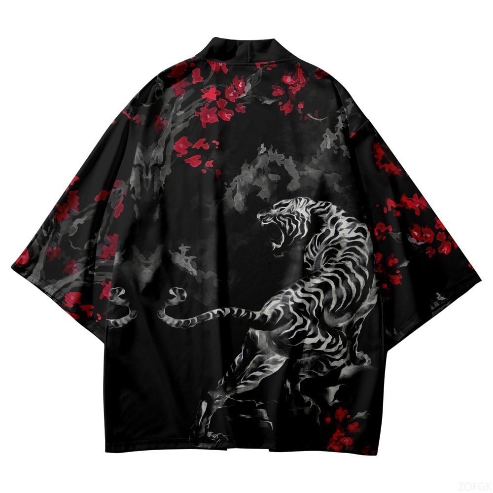 ชุดกิโมโนสีดำเปิดปกผู้ชายและผู - Haori Japanese Jacket บทวิจารณ์และราคา