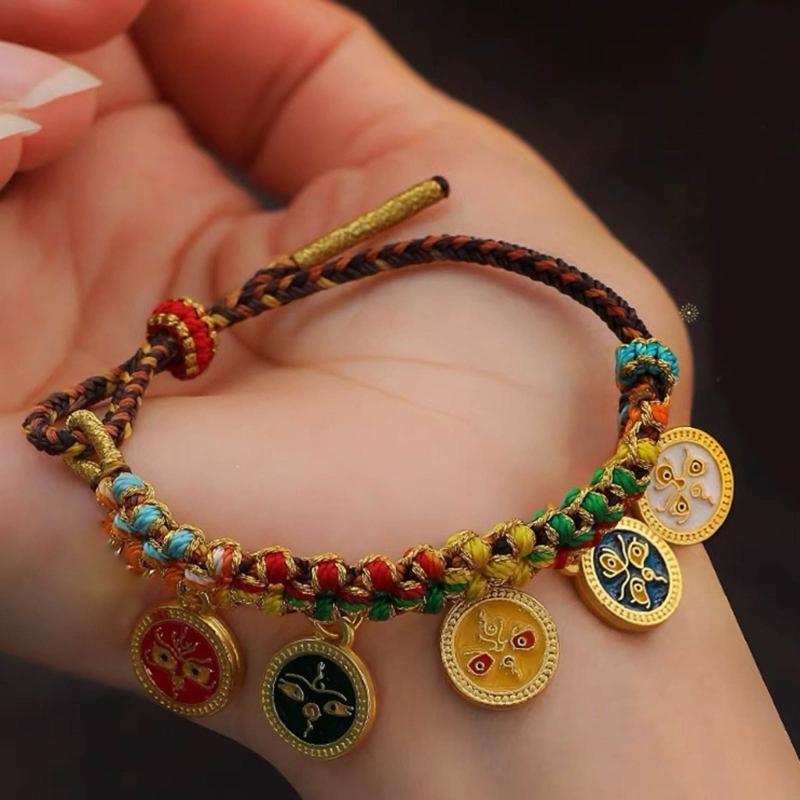 ชาติพันธุ์สร้อยข้อมือทอมือทิเบ - Ethnic Fashion Way บทวิจารณ์และราคา