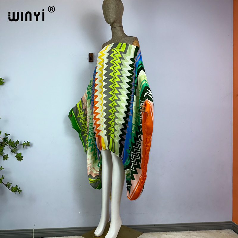 WINYI ชุดเดรสยาวเซ็กซี่สำหรับผ - Kaftan Women Boho บทวิจารณ์และราคา