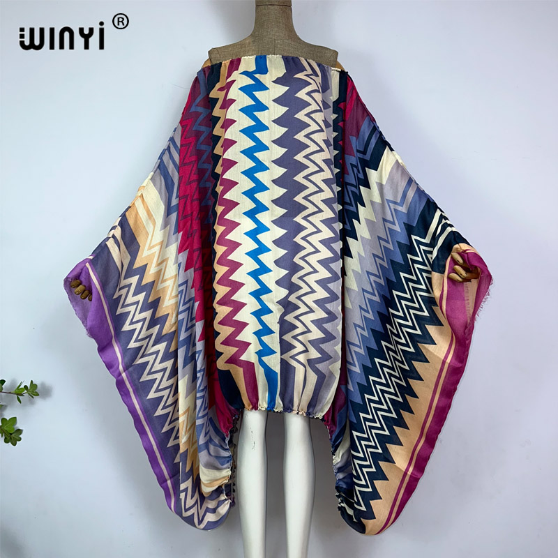 WINYI ชุดเดรสยาวเซ็กซี่สำหรับผ - Kaftan Women Boho บทวิจารณ์และราคา