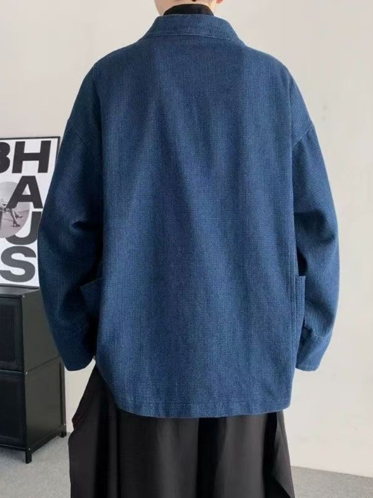เสื้อโค้ทยีนส์สไตล์วินเทจญี่ปุ - Haori Japanese Jacket บทวิจารณ์และราคา