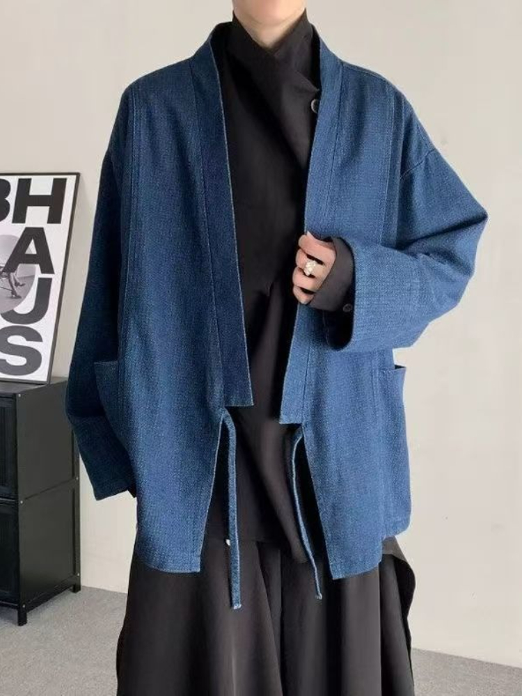 เสื้อโค้ทยีนส์สไตล์วินเทจญี่ปุ - Haori Japanese Jacket บทวิจารณ์และราคา
