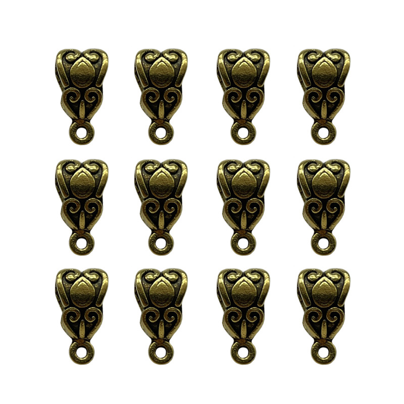 25Pcs 7*13Mm 2สีสไตล์วินเทจสร้ - Ethnic Fashion Way บทวิจารณ์และราคา